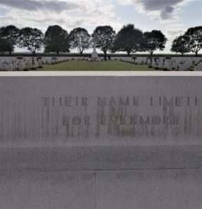 Their name liveth for evermore with cross