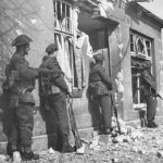 The Lincoln and Welland Regiment clears snipers from the town of Werlte, Germany on April 10th 1945.